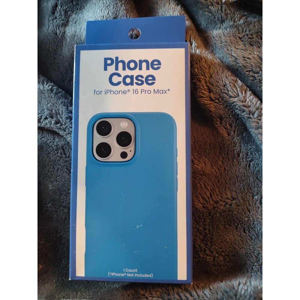 GEMS iPhone 16 Pro Max Case TPU Solid Cover Utah Sky Blue